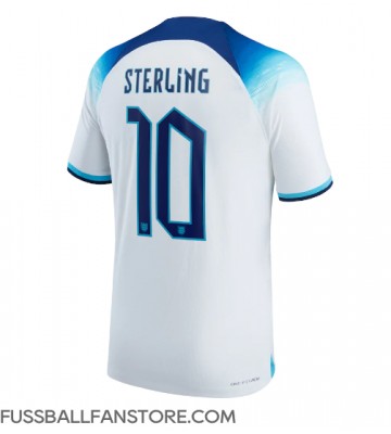 England Raheem Sterling #10 Replik Heimtrikot WM 2022 Kurzarm